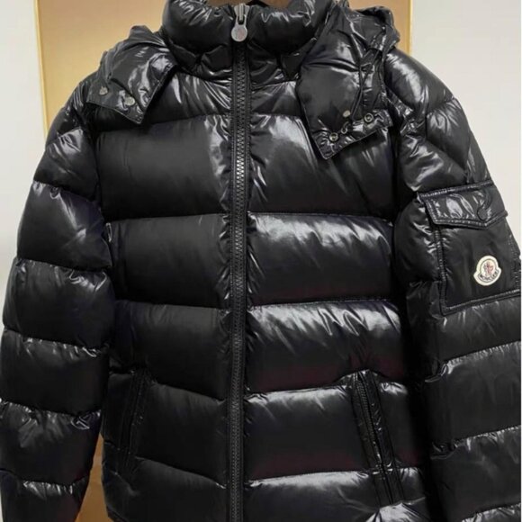 Moncler Men's Black and Navy Jacket